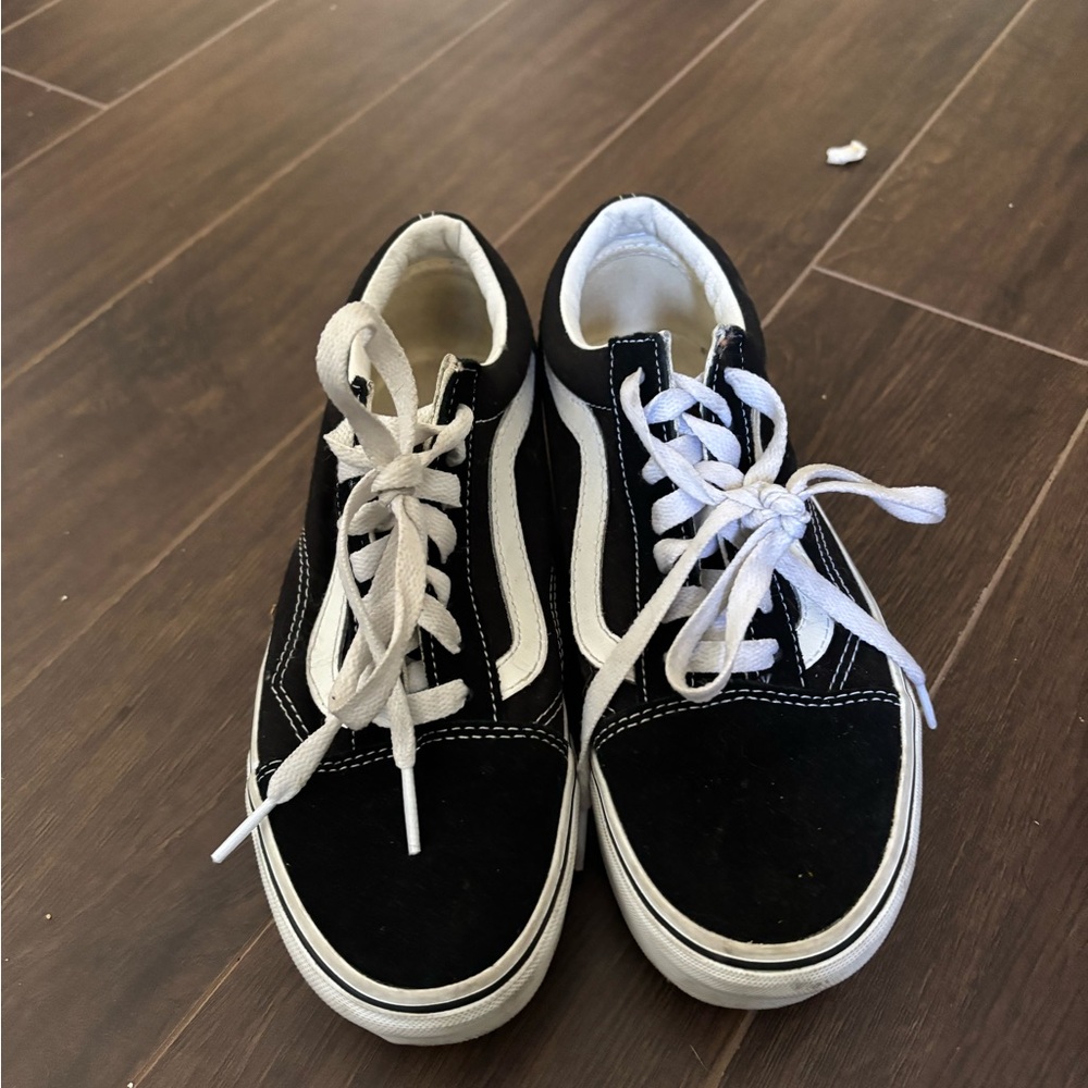 Vans Black and White Sneakers